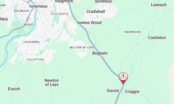 Map of the accident location.