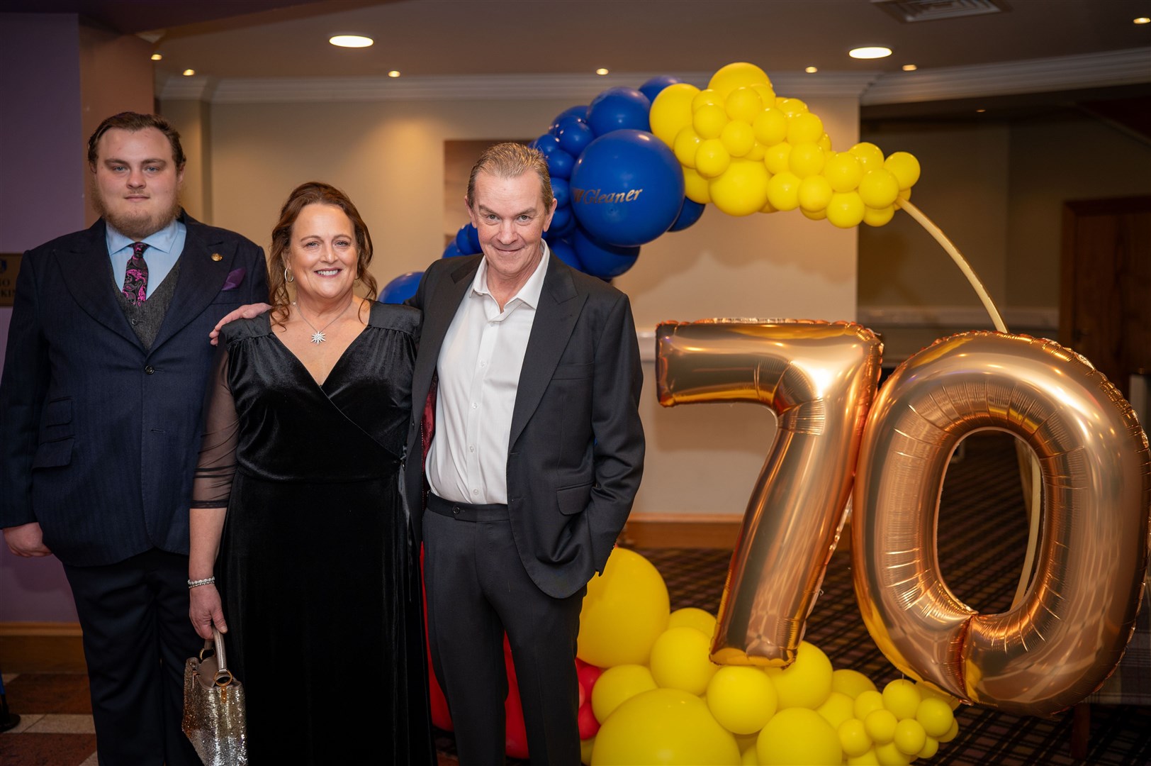 Evan Scott (left) alongside Jane and Stephen Scott at the celebration. Picture: The Flying Scotsman - Scott Macdonald