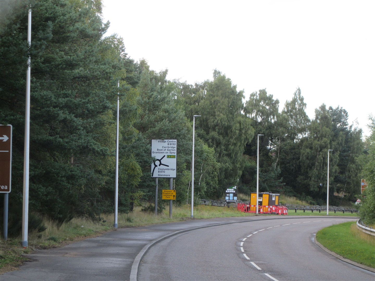 Lighting returns to the southern entrance of the famous Strathspey village