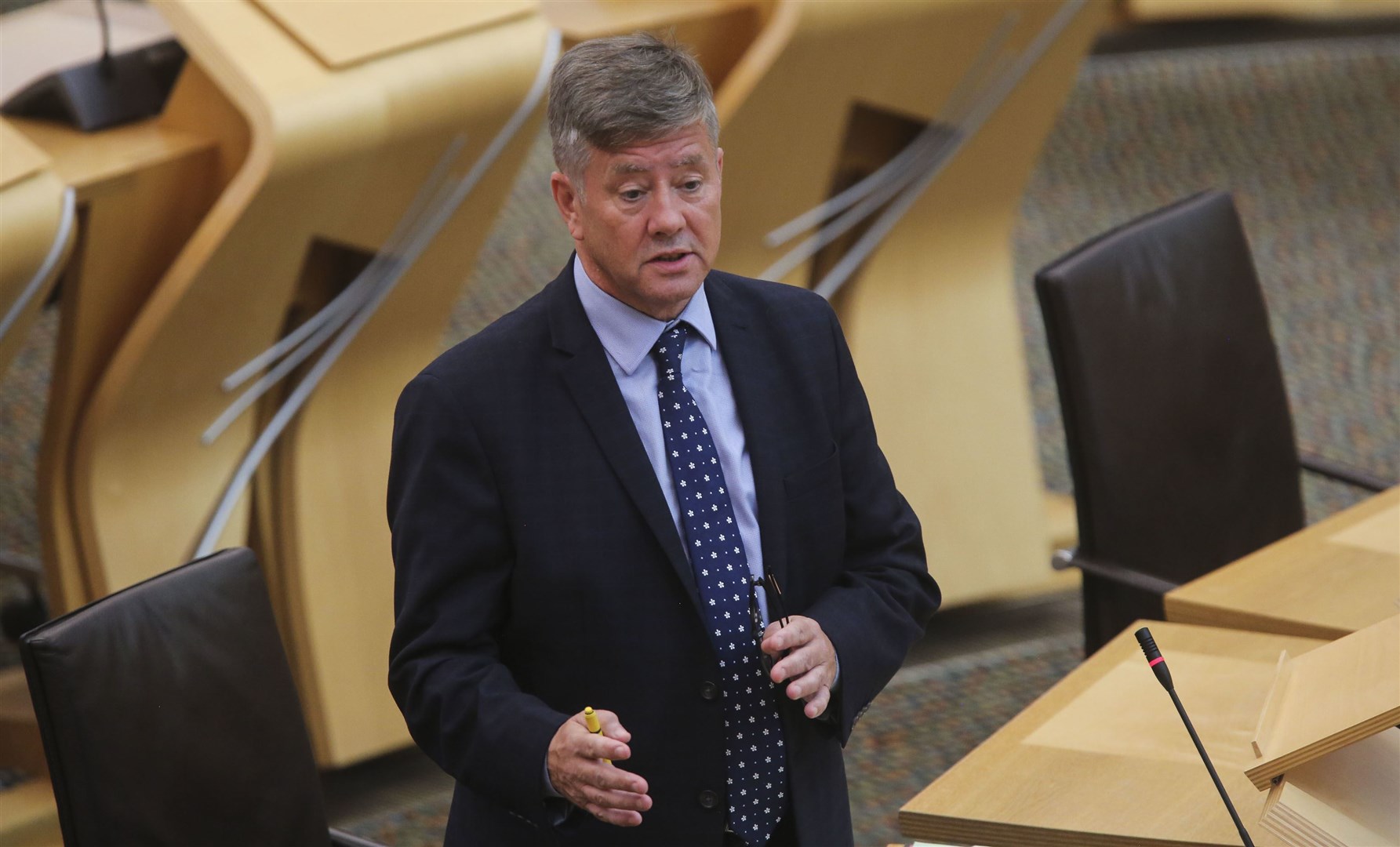 Keith Brown praised the professionalism of the SPS (Fraser Bremner/Scottish Daily Mail/PA)