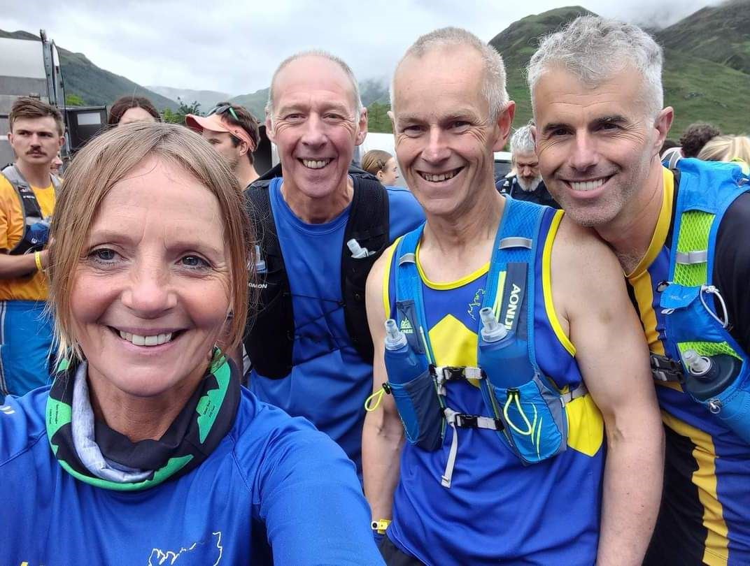 Athletes from the Caithness-based North Highland Harriers at the Highland Cross. Picture: Lorna Stanger