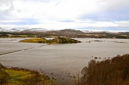 Insh Marshes at the height of the winter storms (David MacLeod)