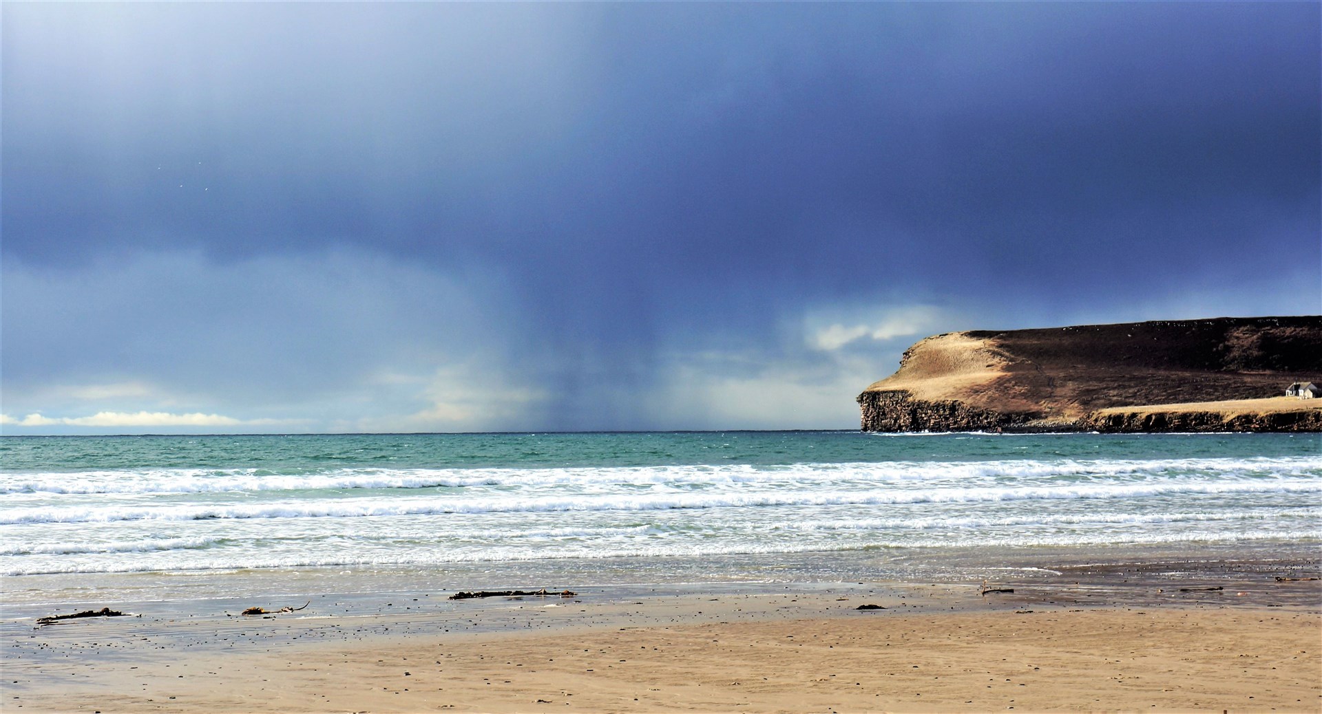 Dunnet beach waters were classified as excellent. Picture: DGS