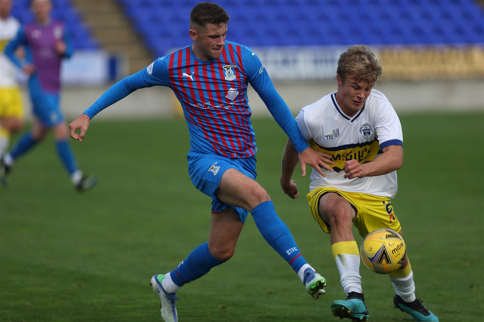 Reece McAlear is on loan from Norwich City.