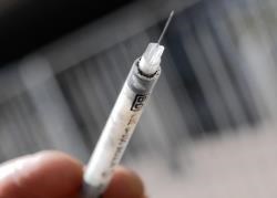 Heroin needle