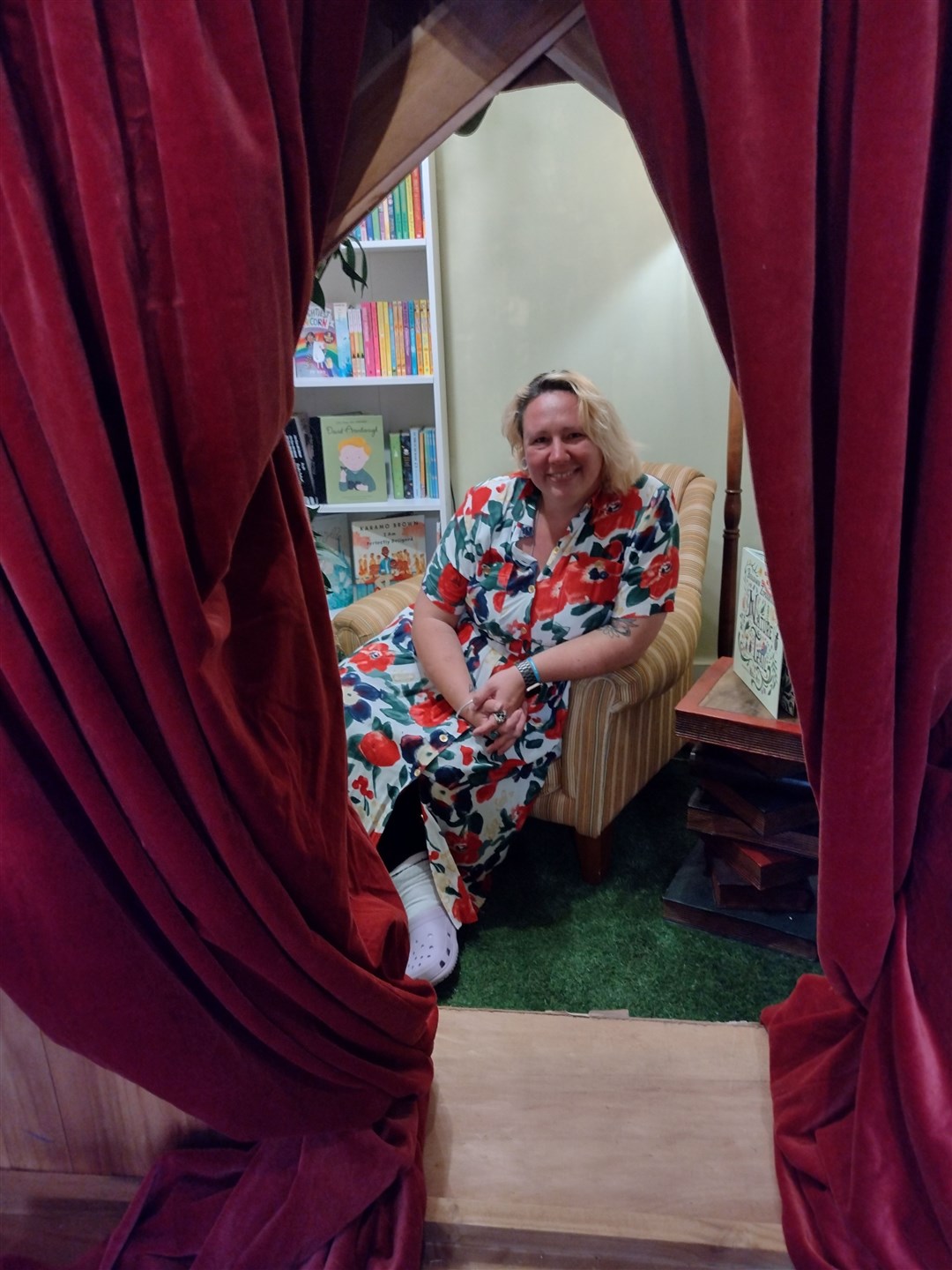 Claire Candy is staging a faerie fest for the launch of Caroine Logan's new book on Scottish mythology