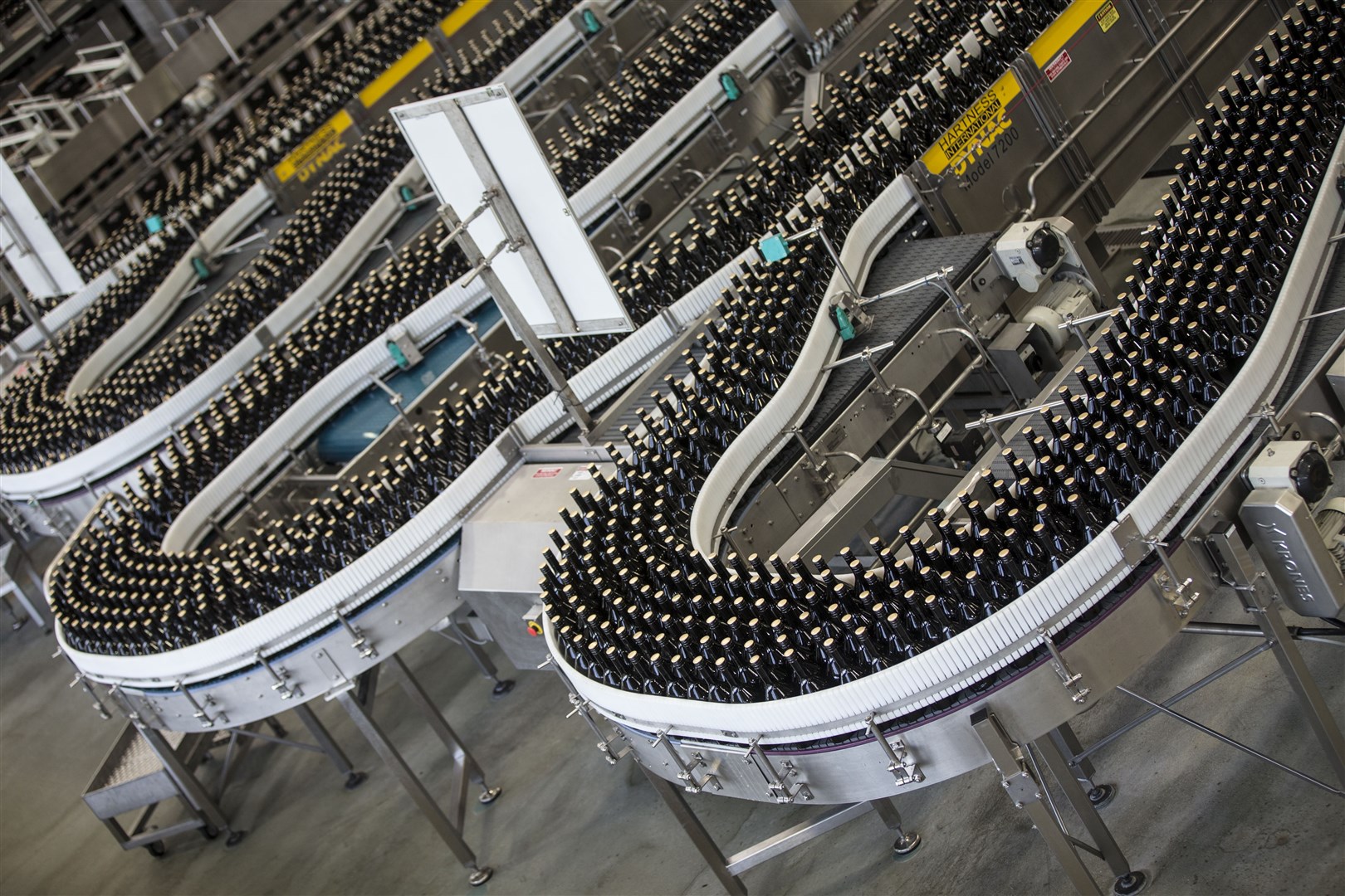 The Baileys production line in Northern Ireland (Diageo/PA)