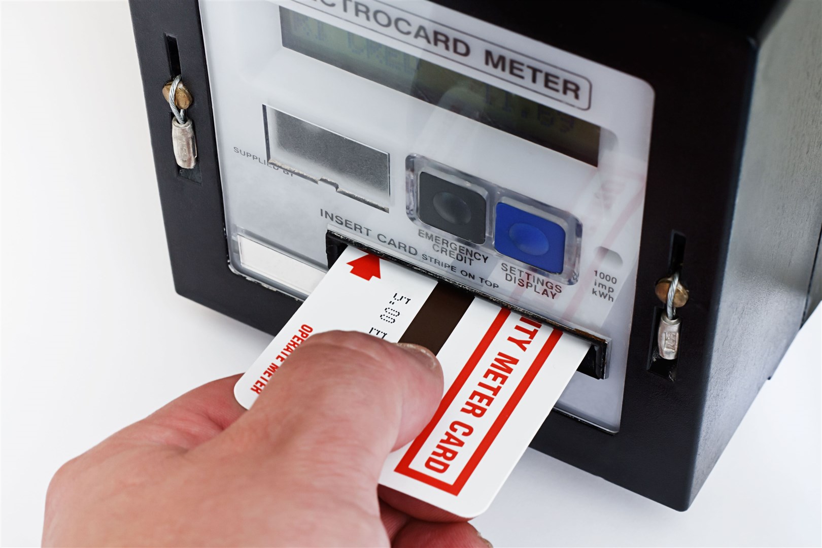 Customers using prepayment meters are more likely to drop into debt, according to the ONS (Alamy/PA)