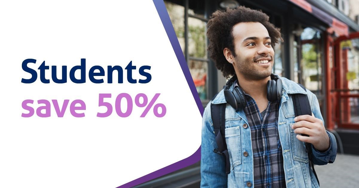 College and university students will be able to take advantage of half-price Off-Peak tickets on ScotRail services from Monday, 27 March 2023 until Sunday, 30 April 2023.