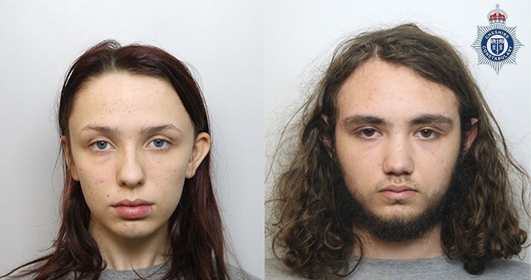 Scarlett Jenkinson and Eddie Ratcliffe were jailed for Brianna’s killing (Cheshire Police/PA)
