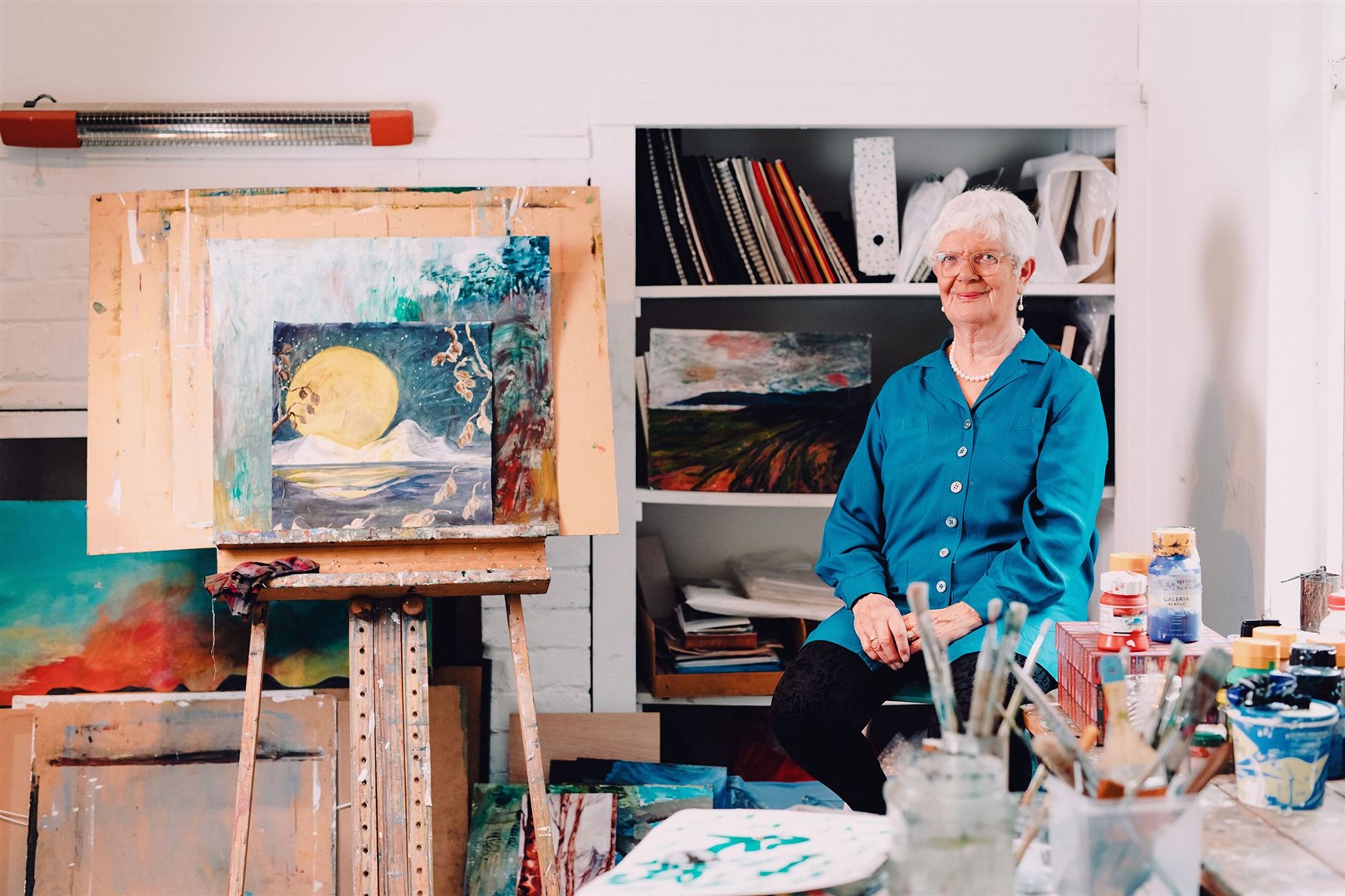 Marie-Louise Napier is a talented musician and artist.