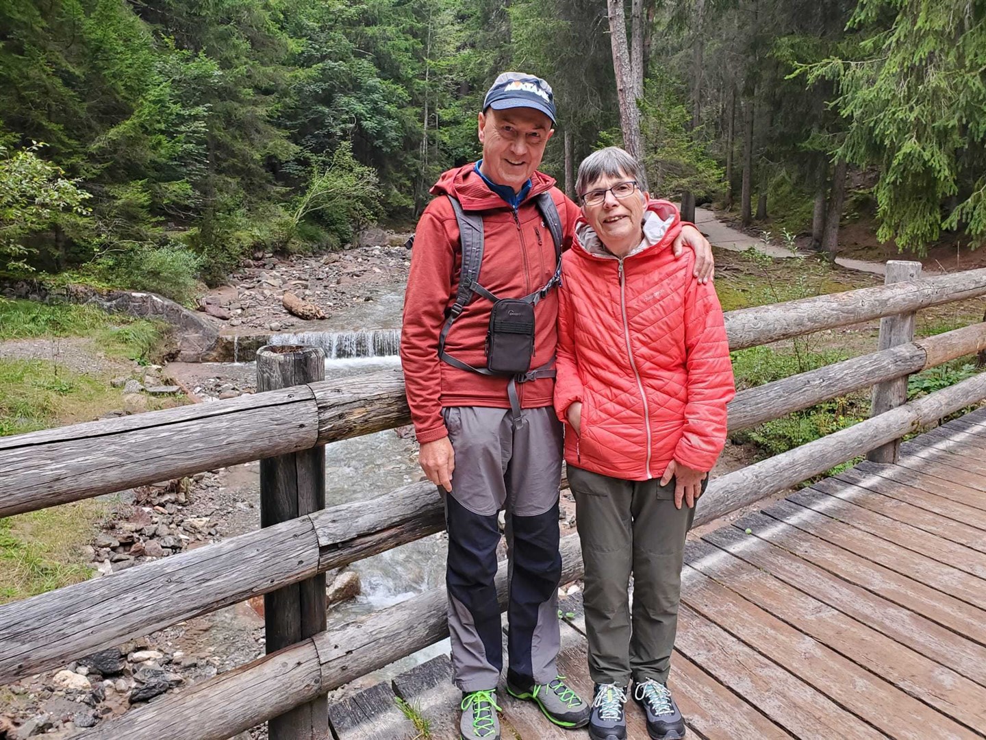 SO grateful... Peter Evans and his wife Rosemary are full of praise for the support they have received.