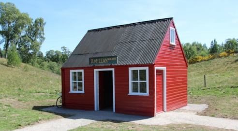 OPEN FOR BUSINESS: McLeans shop at Newtonmore
