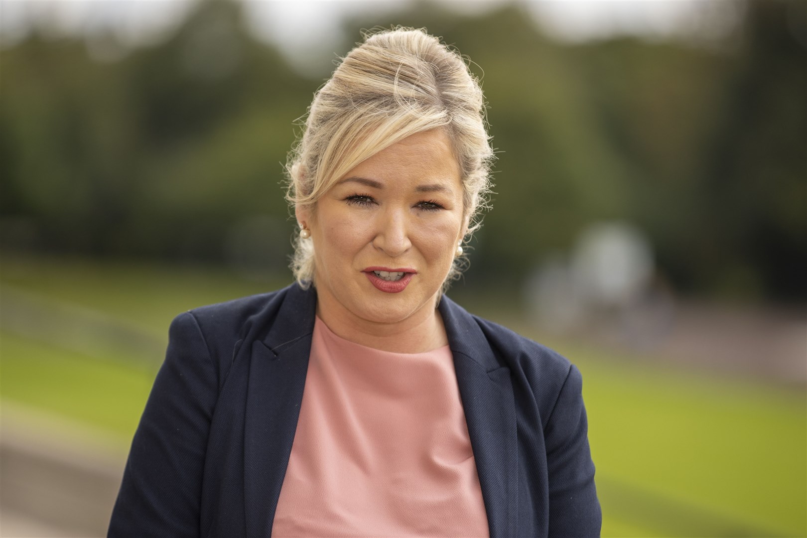 Sinn Fein deputy First Minister Michelle O’Neill described the DUP stance as “ludicrous” (Liam McBurney/PA)
