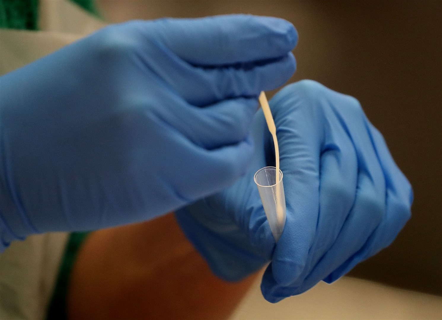 Lateral flow tests can produce results in less than 30 minutes (Andrew Milligan/PA)