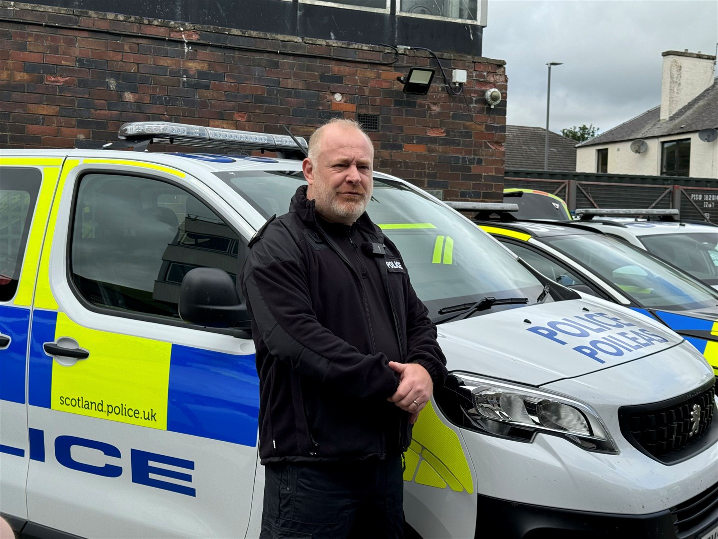 Chief Superintendent Rob Shepherd at Dingwall Police Station. Picture: Georgia Smyth