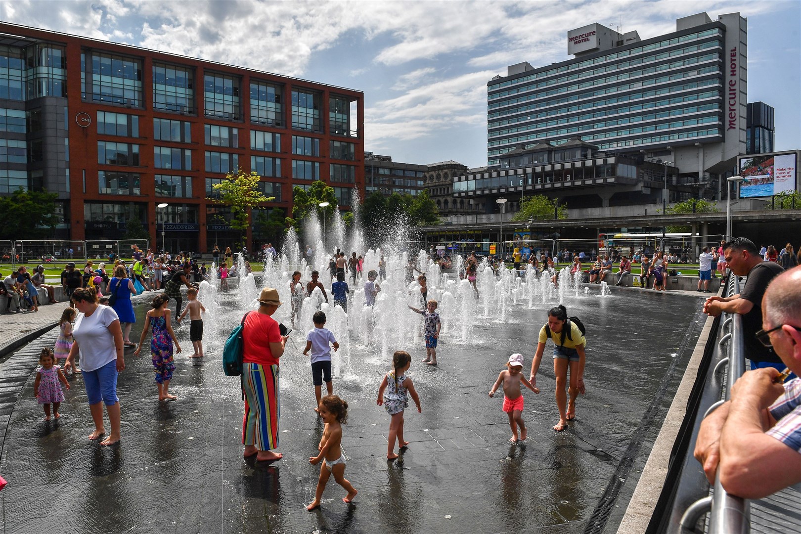 Greater Manchester had a lower average rate when it was put under extra restrictions in July than some northern Tory-voting areas do currently (Anthony Devlin/PA)