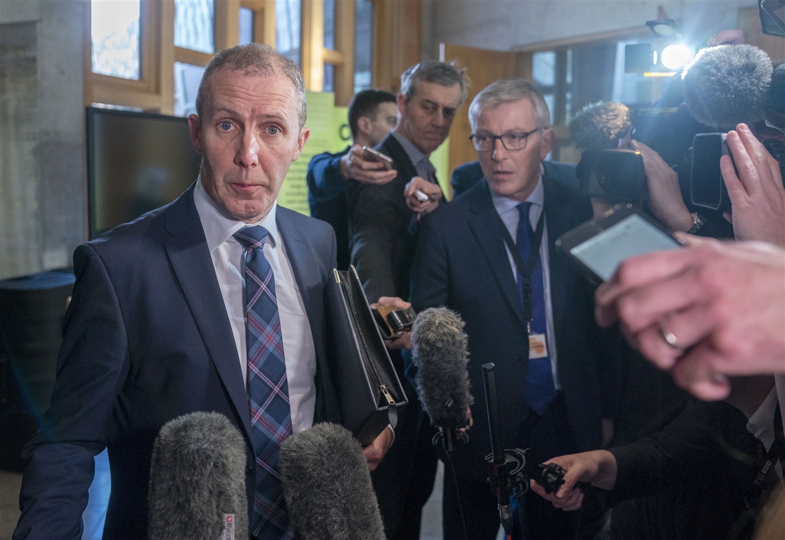 Michael Matheson was suspended for 27 days (Jane Barlow/PA)