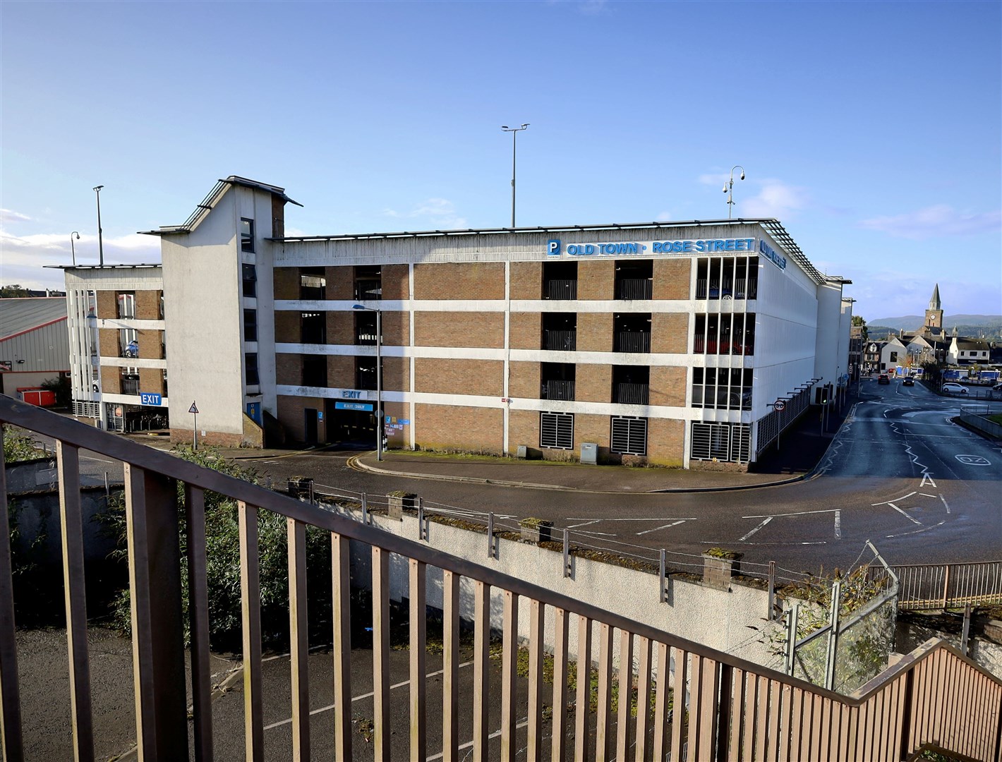 Old Town Rose Street Multi-storey Car Park locator September 2023. Picture: James Mackenzie.