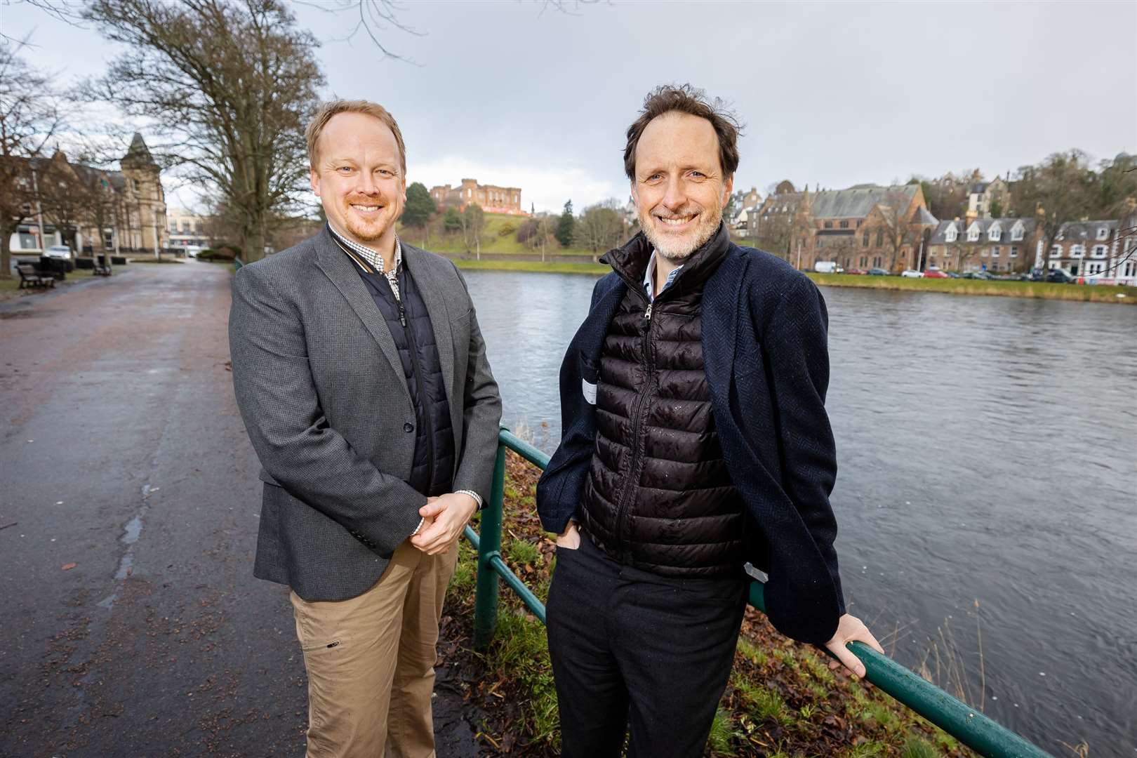 Luke Johnson, mananging director of H2 Green and Jonathan Copus chief executive of H2 Green parent company Getech in Inverness.