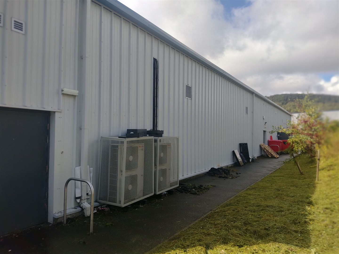 BACK DOOR: McDonald's had permission to extend the rear of the premises for a new ventilation system but did not start the work.
