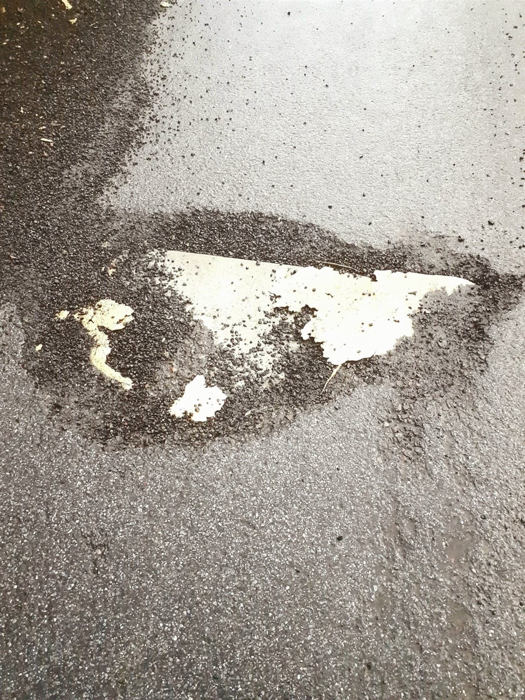 The surface is completely open at more than one point