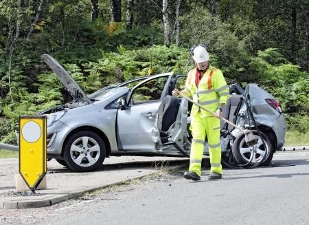 Emergency services clear the area at Aviemore