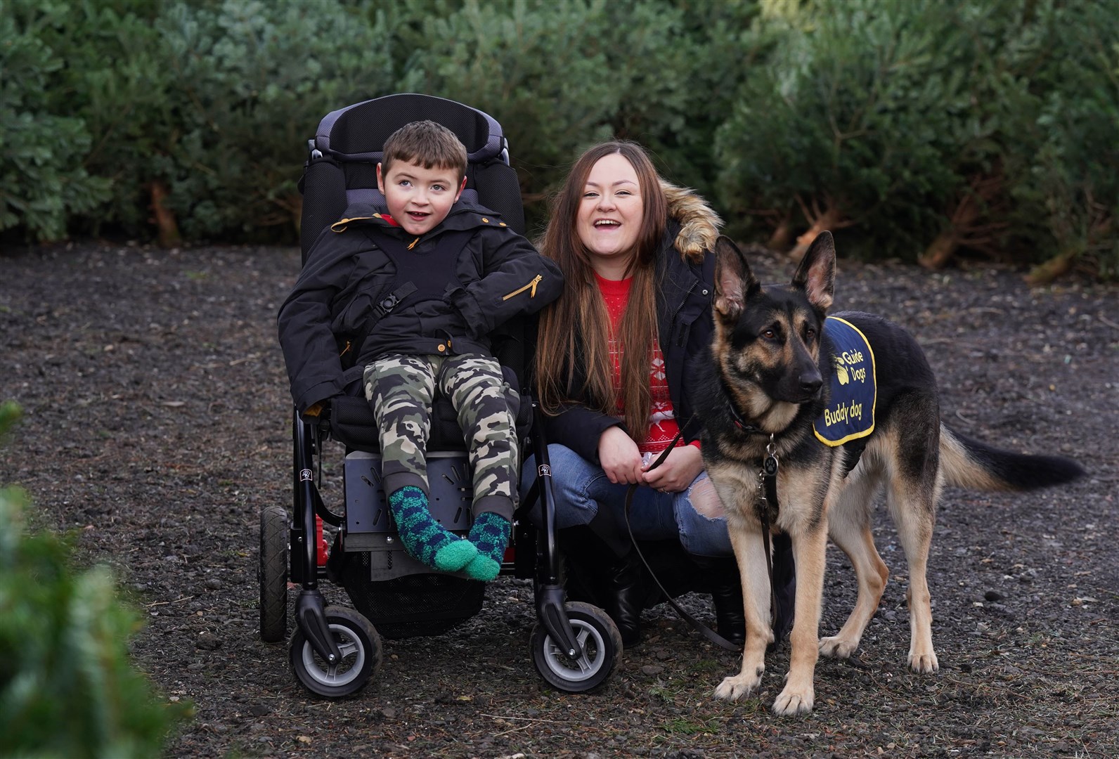 Ms Dodd-Moore said when Buddy first entered the family home in Northumberland, JJ’s face ‘lit up with joy’ (Owen Humphreys/PA)