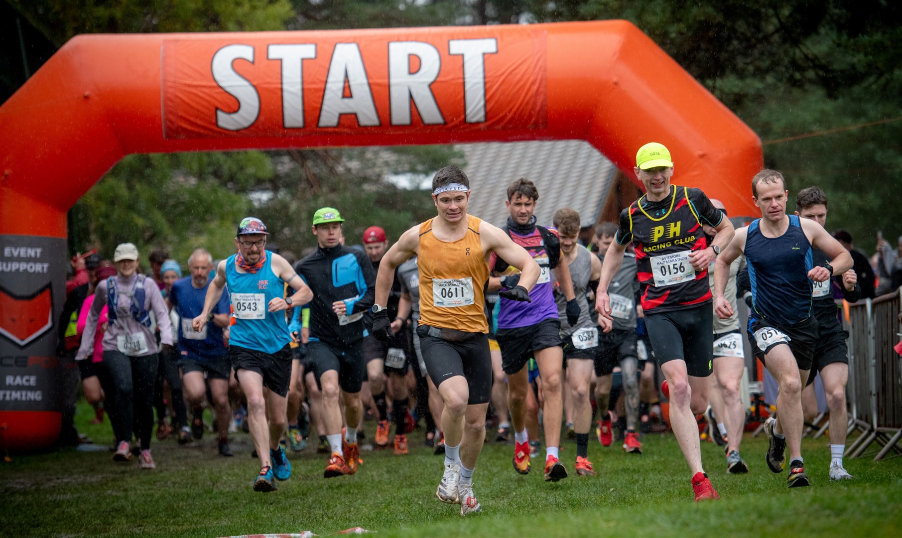 The Aviemore half-marathon and 10K have been huge events for the strath. Picture: Callum Mackay.