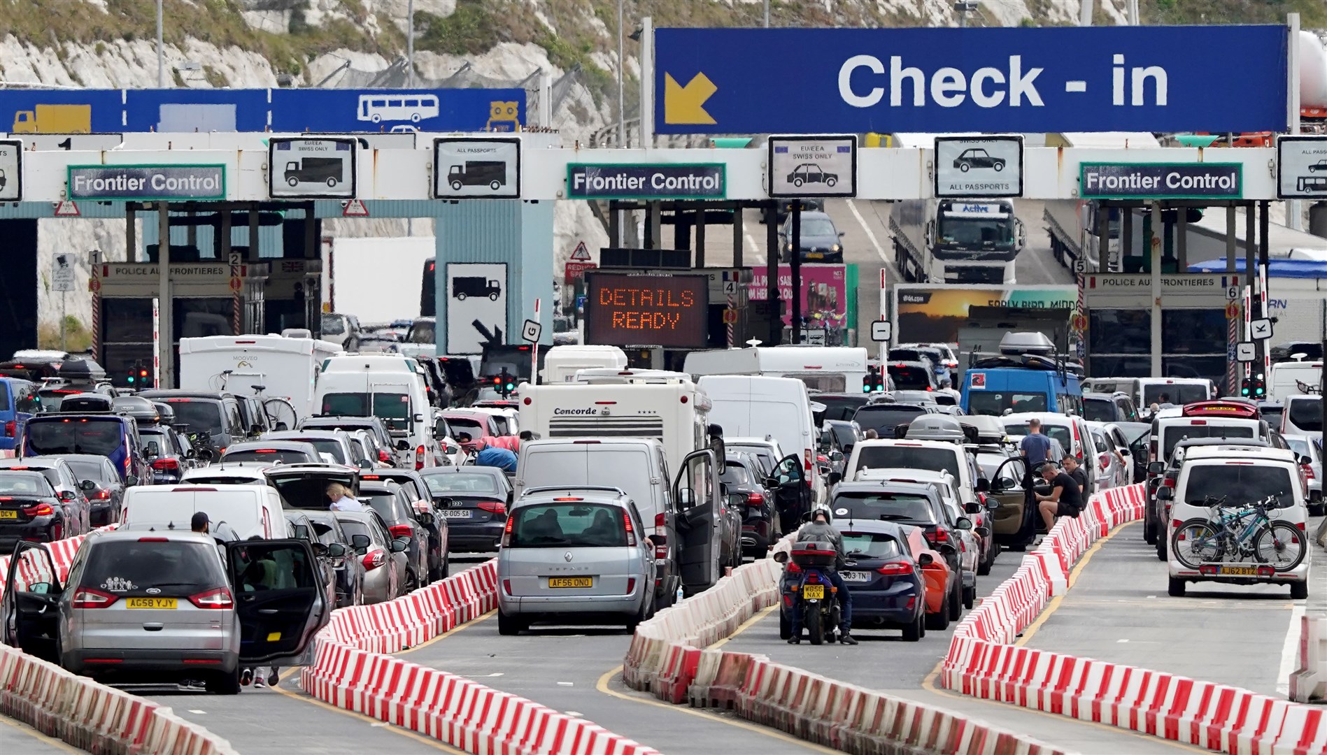 Long queues are also likely at the Port of Dover (Gareth Fuller/PA)