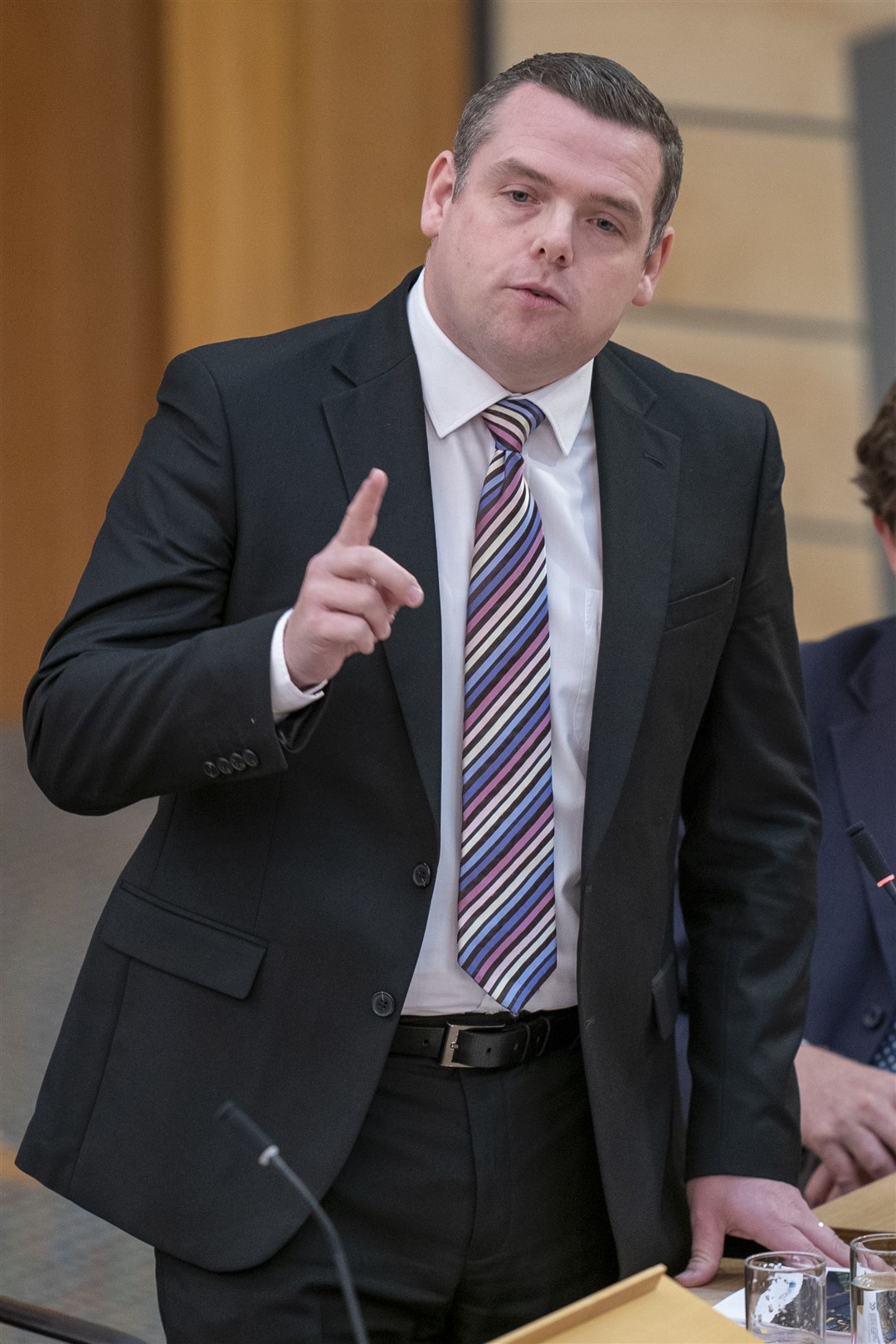 Douglas Ross said some committee sessions run over time (Jane Barlow/PA)