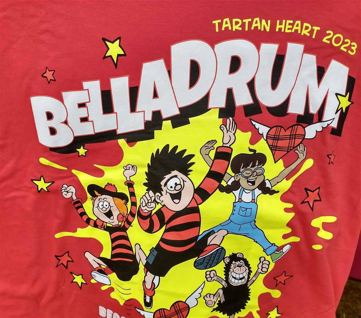 The Beano-Belladrum collaboration T-shirt.