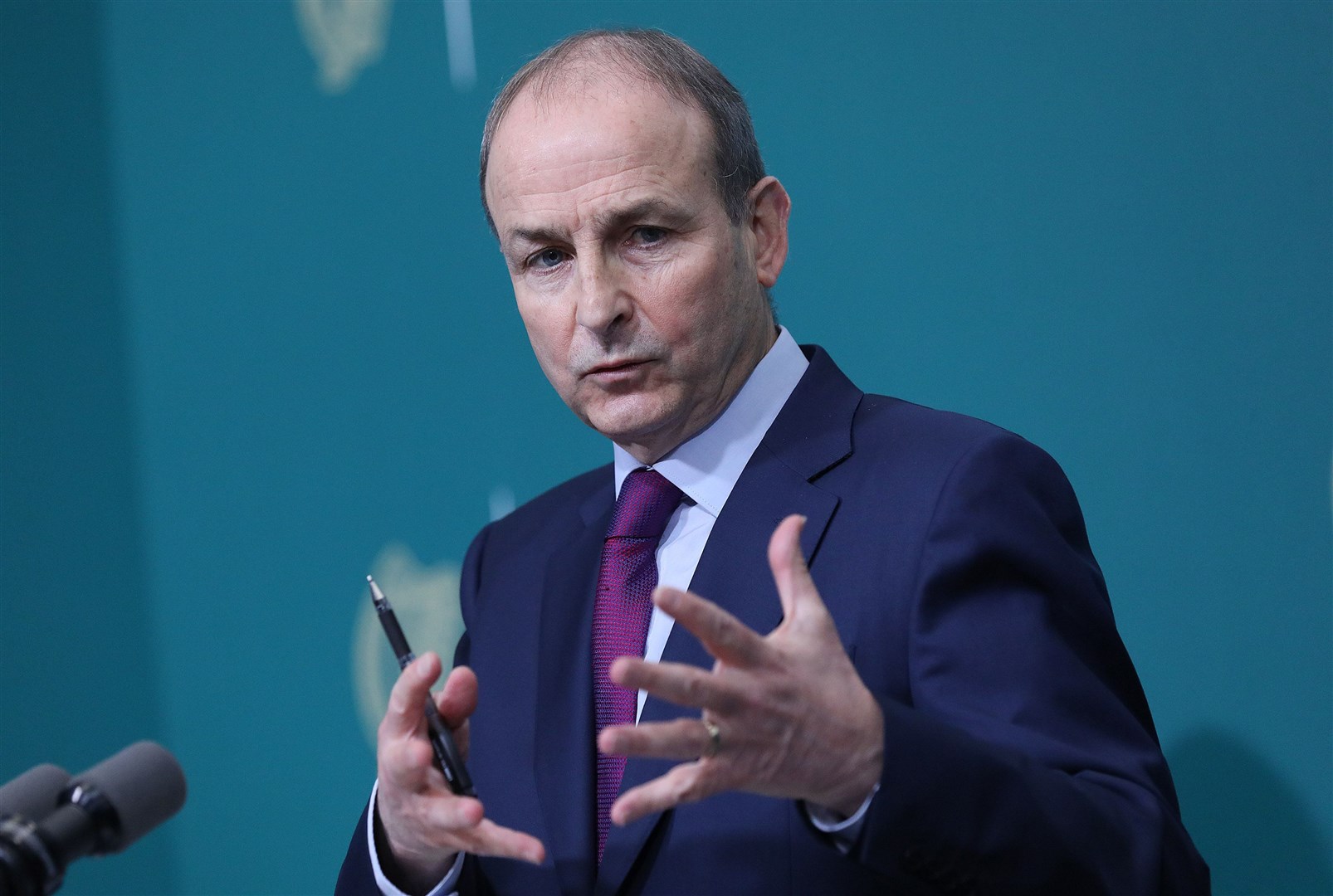 Micheal Martin said the mother and baby homes scandal was a dark chapter in the country’s history (Julien Behal/PA)