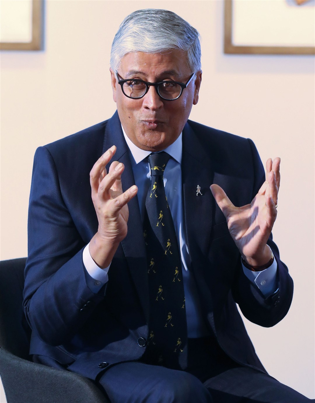 Sir Ivan Menezes, chief executive of Diageo, at its headquarters in Edinburgh (PA)