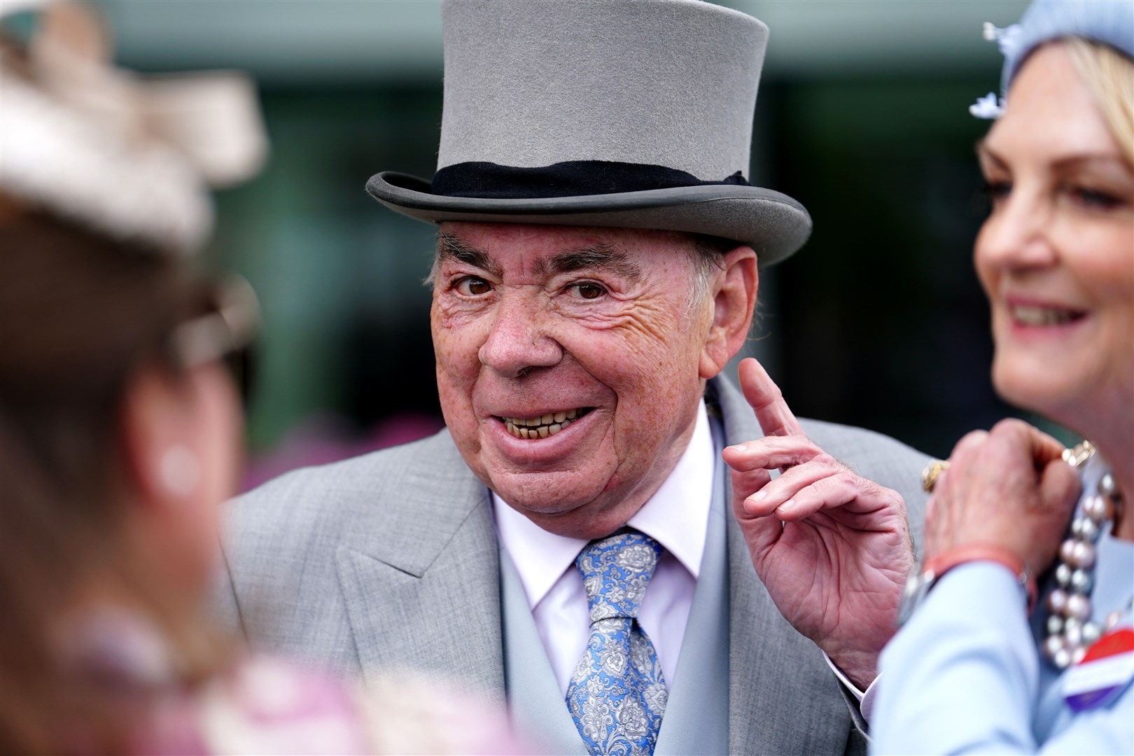 Lord Lloyd Webber is made a Knight Companion of the Most Noble Order of the Garter (David Davies/PA)