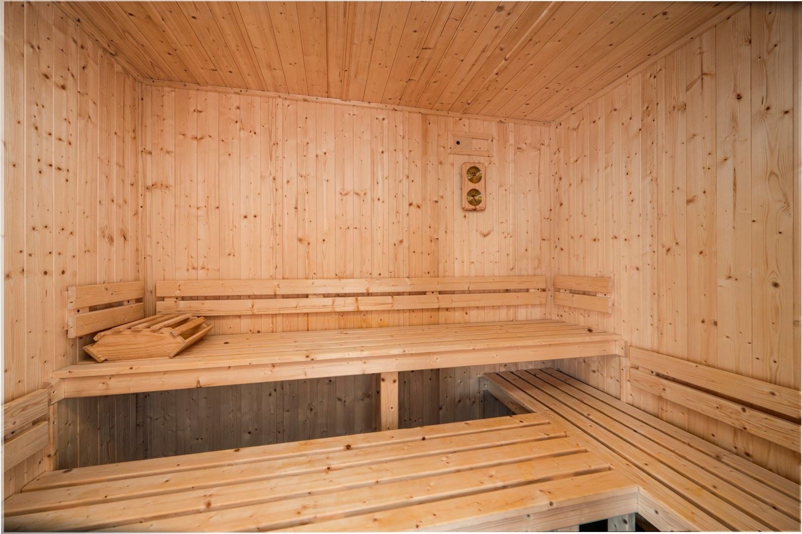 There is an infra-red sauna for some R&R at Easter Tulloch.