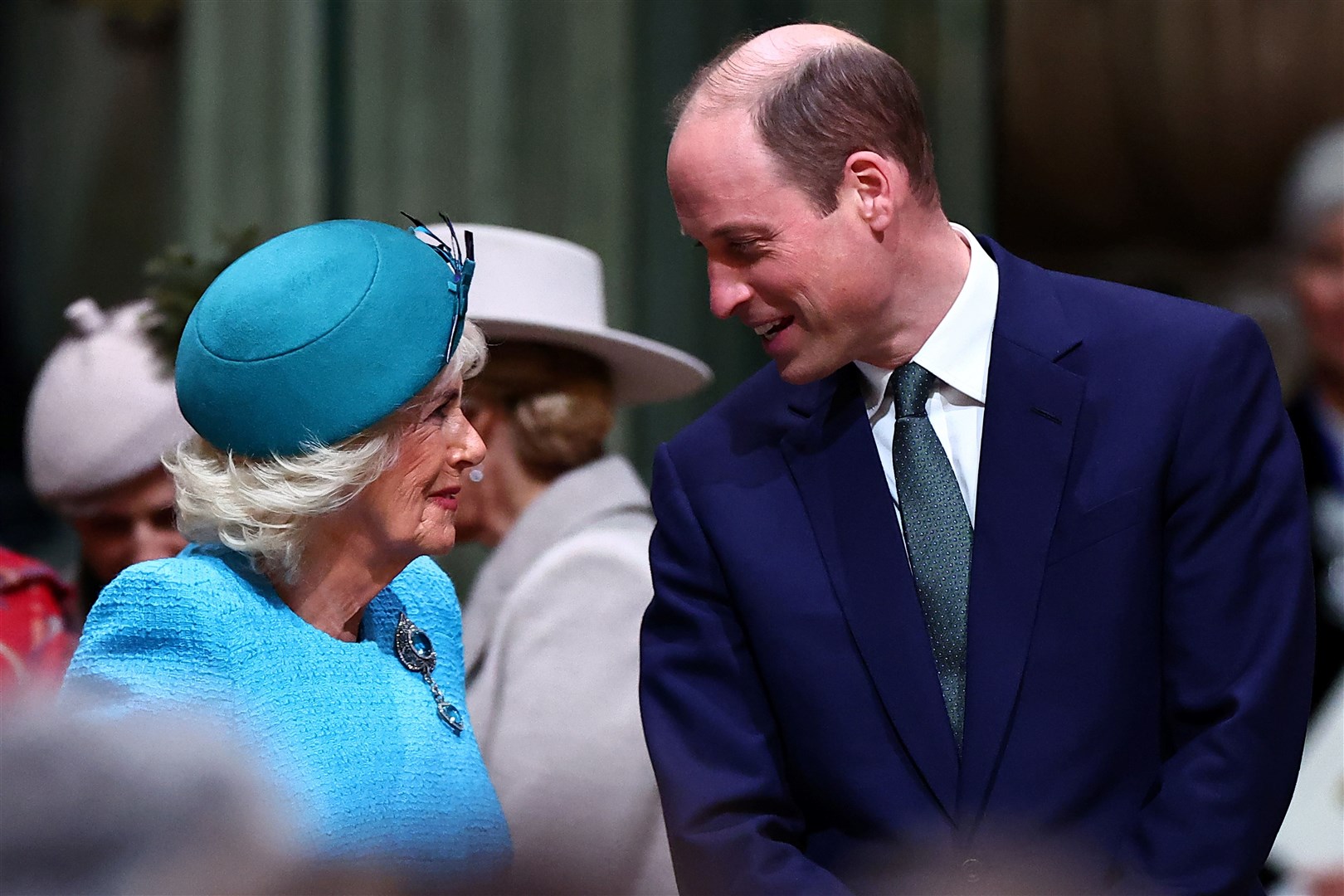 Queen Camilla and the Prince of Wales were the most senior royals to attend last year’s Commonwealth Day Service (Henry Nicholls/PA)