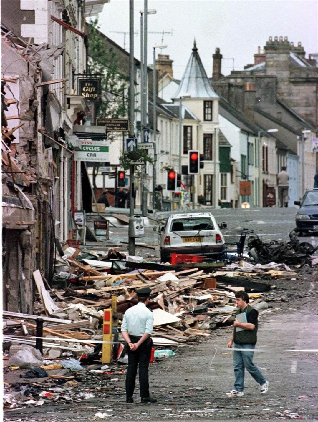 The bomb hit Omagh (Paul McErlane/PA)