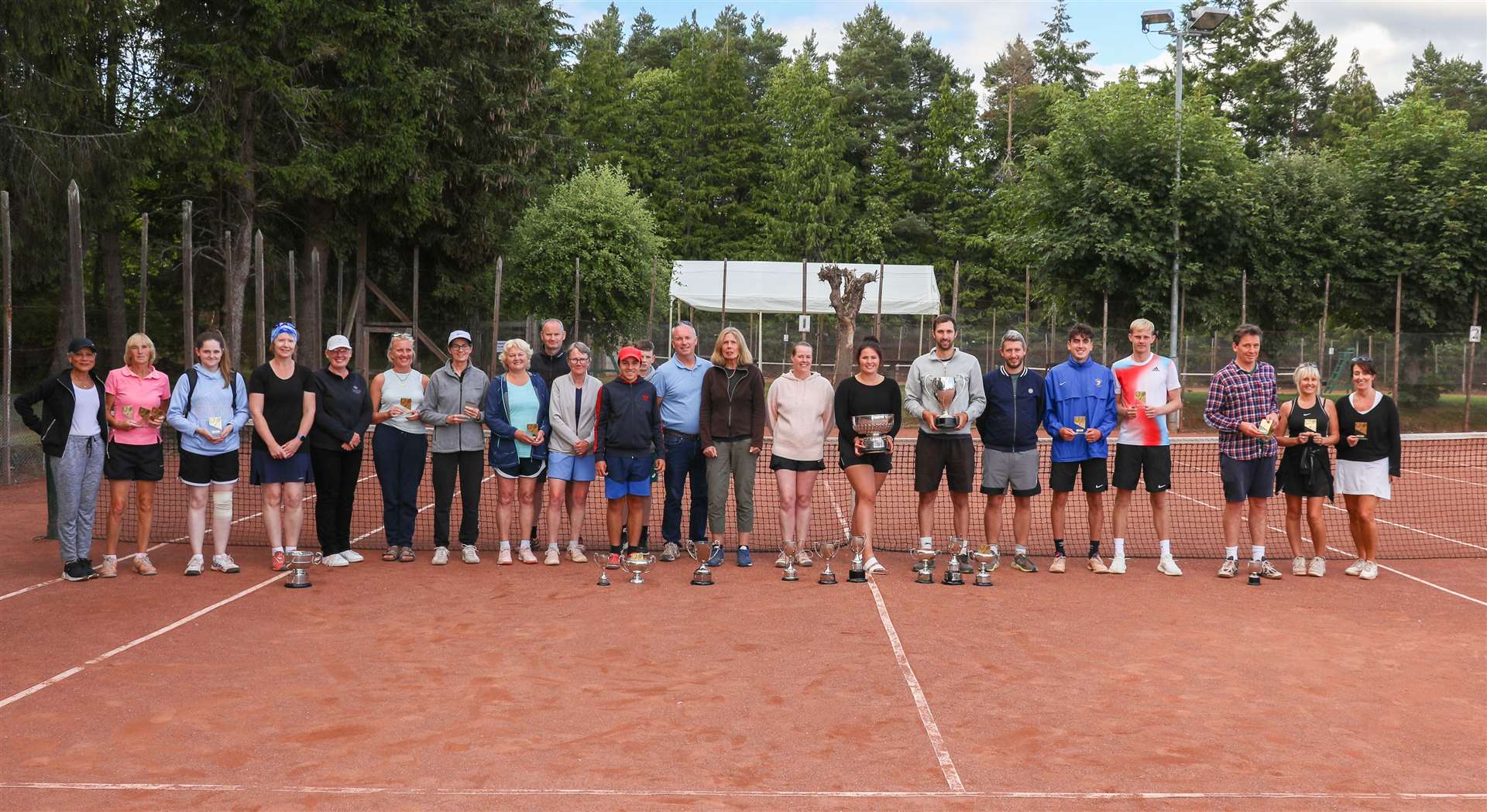 Grantown's tennis stars. All pictures by Aidan Woods