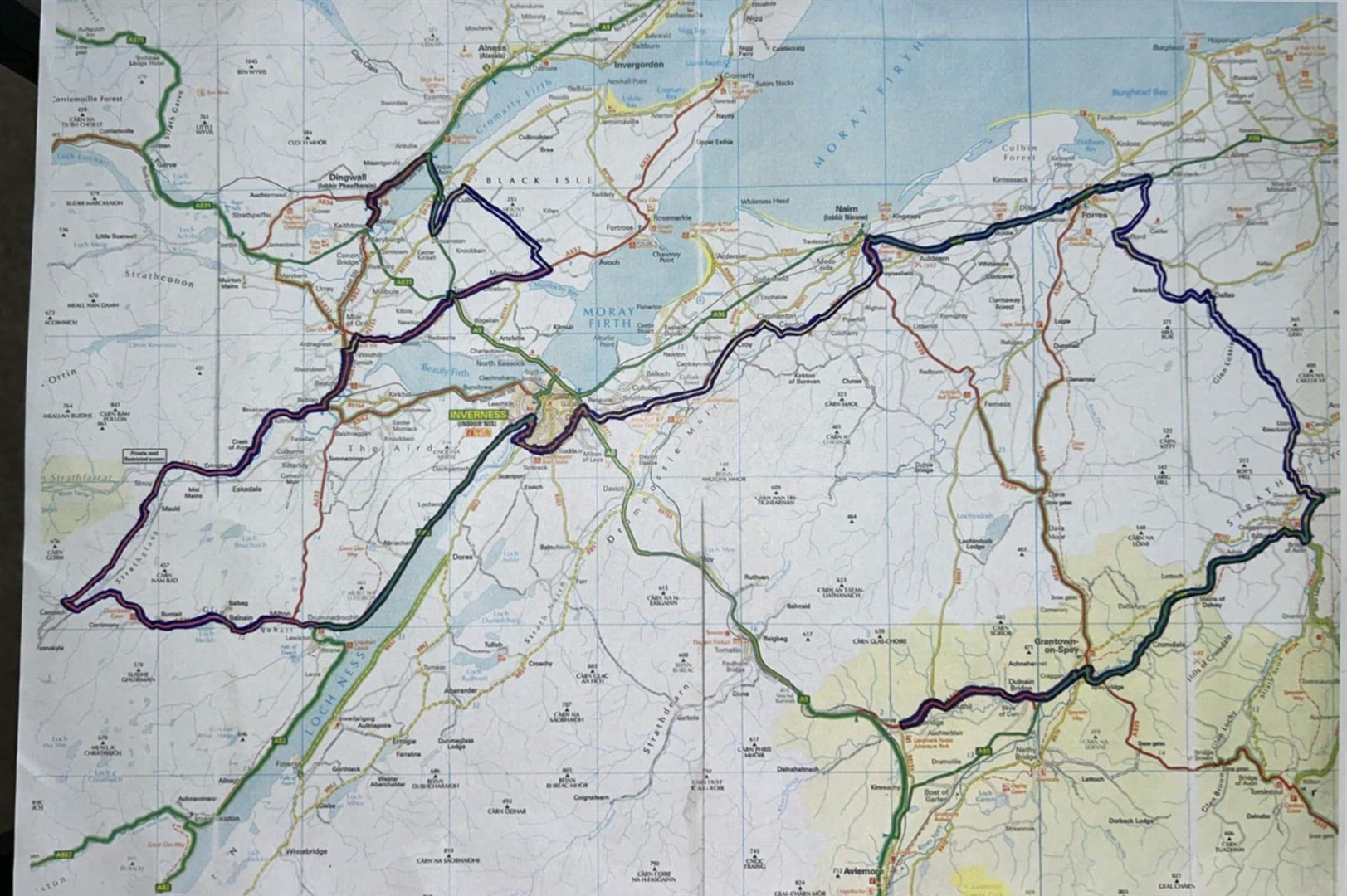 The 145-mile road run starts in Dingwall and winds its way towards a finish in Carrbridge.