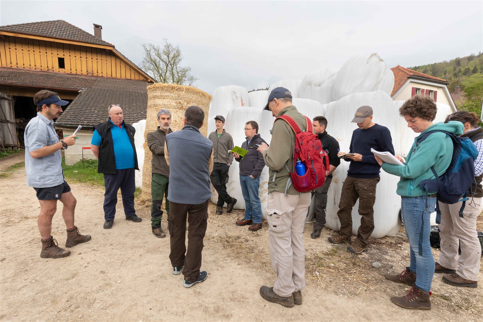 Swiss sheep farmer, Luka Gerber, has lost small numbers of lambs to lynx over the years but was relatively sanguine about those losses, provided he receives compensation. A local game warden told the group: ‘The older generation are perhaps a bit more anti-lynx, but the new generation are more inclined to live and let live.’