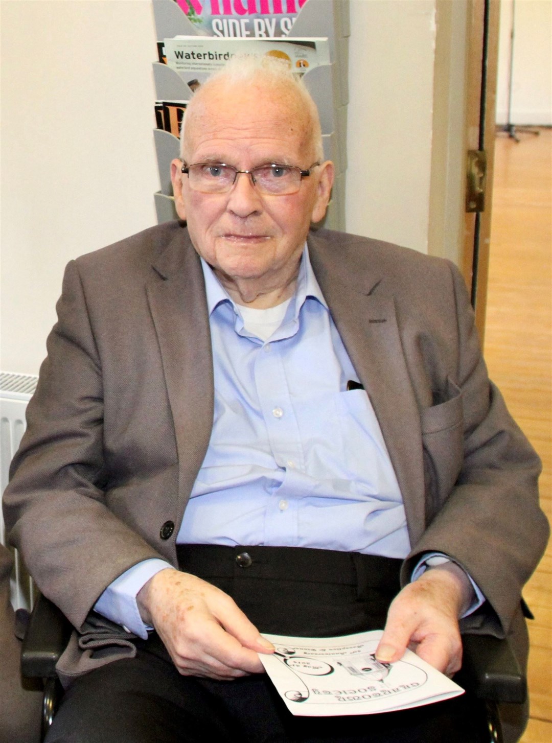 George Dixon at The Grantown Society’s 50th anniversary dinner.
