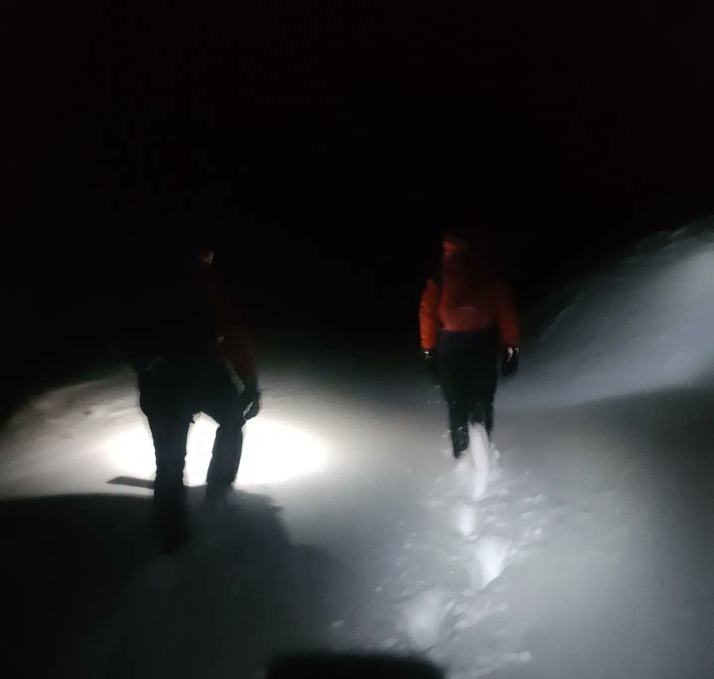 Members of the Cairngorms Mountain Rescue Team during the shout.