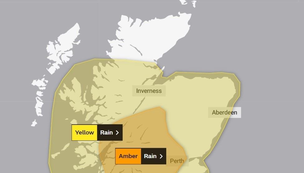 The MET Office has issued amber weather warnings.