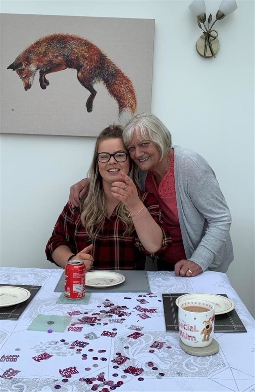 Carol Duffus with her grand-daughter Lauren.