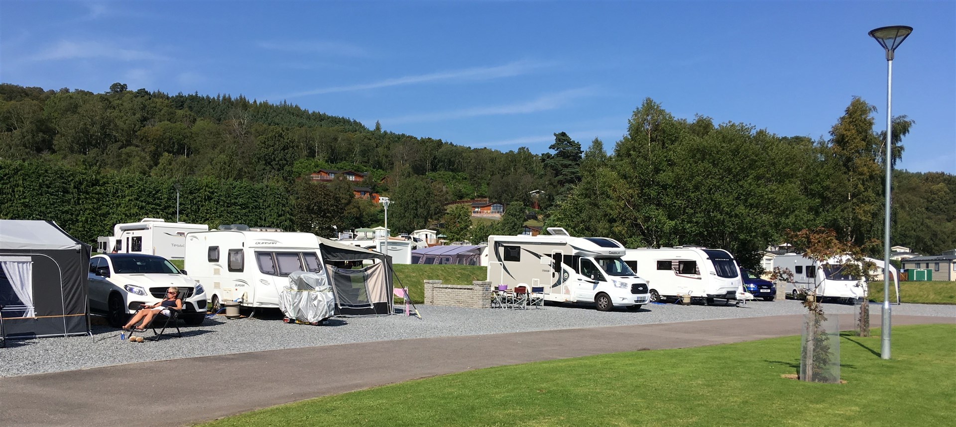The operators of Grantown's caravan park have had a retrospective application approved.