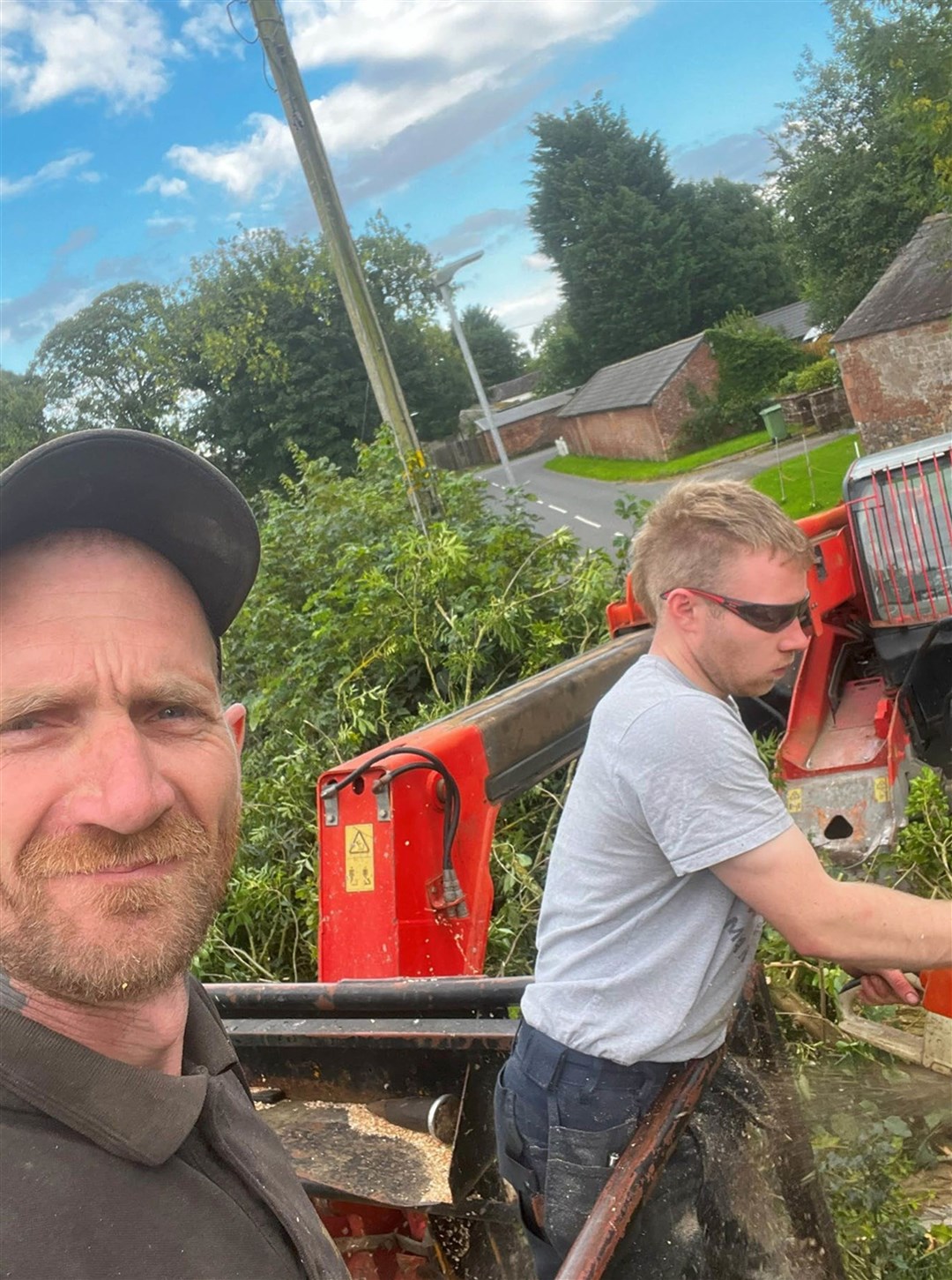 Adam Carruthers, right, and Daniel Graham are on trial for cutting down the Sycamore Gap tree (Crown Prosecution Service/PA)