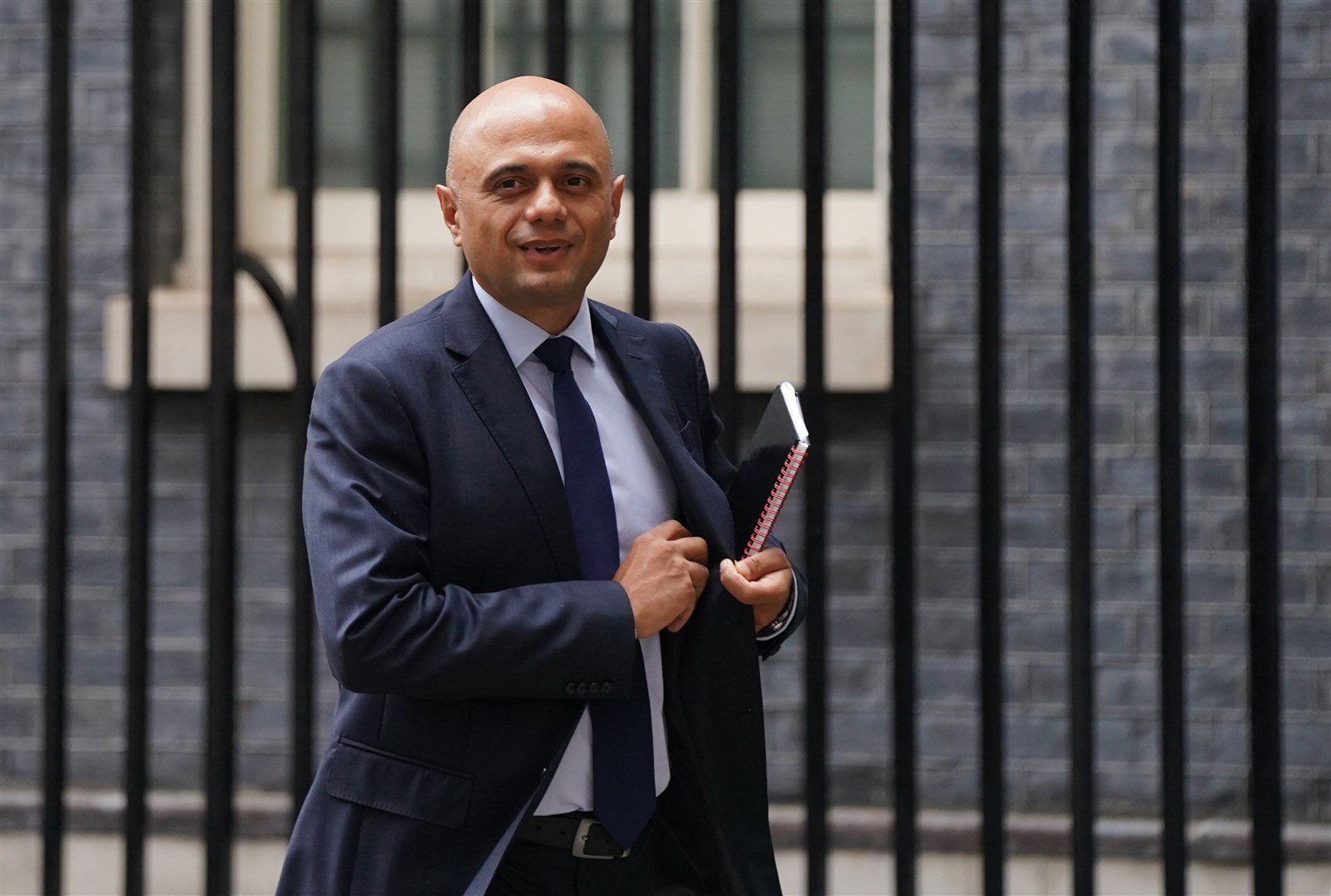 Sajid Javid said staff should not be working in care homes if they do not want to be vaccinated (Stefan Rousseau/PA)