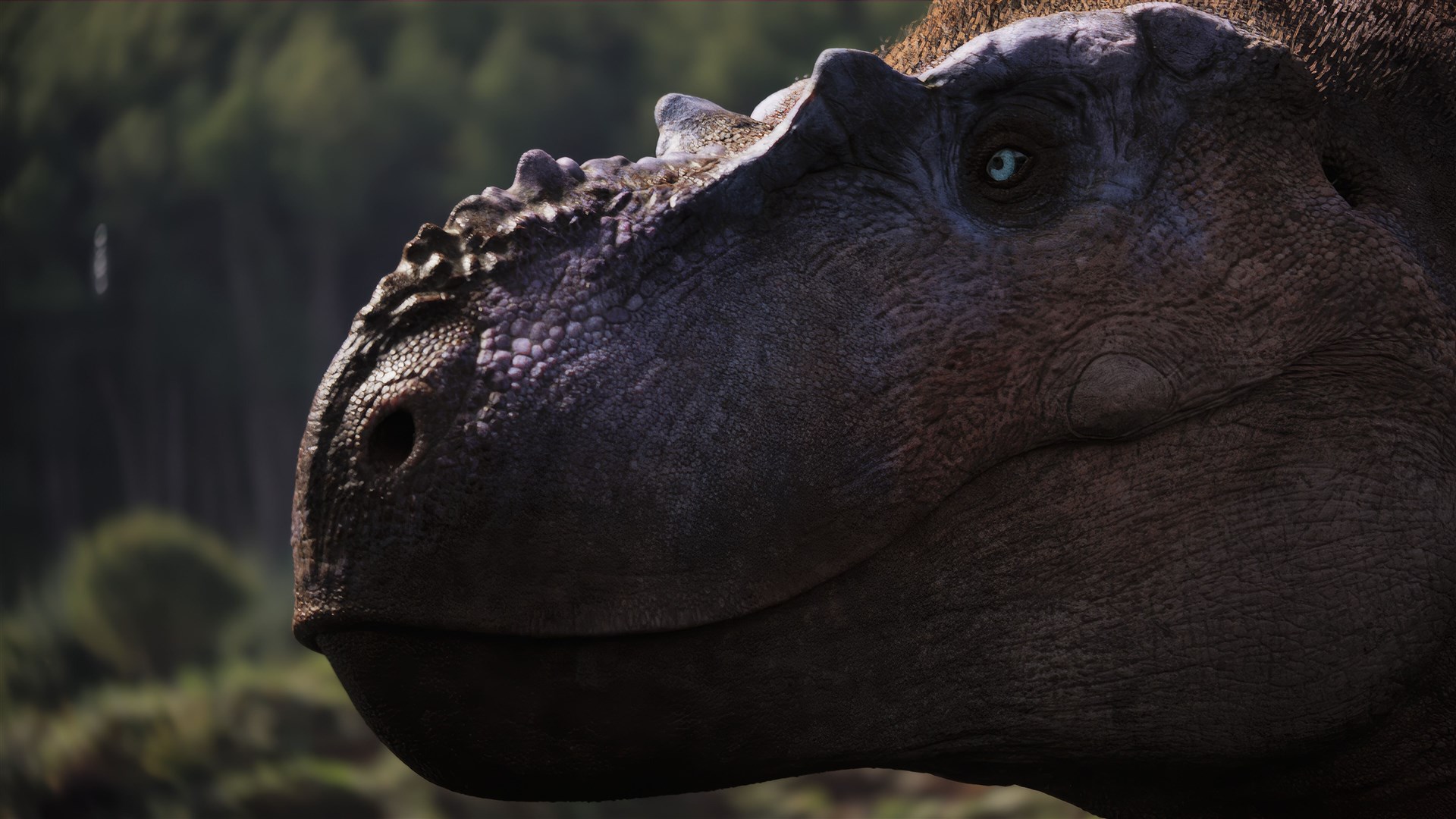 An Albertosaurus in first-look images from the new BBC series of Walking With Dinosaurs (Lola Post Production/BBC Studios)