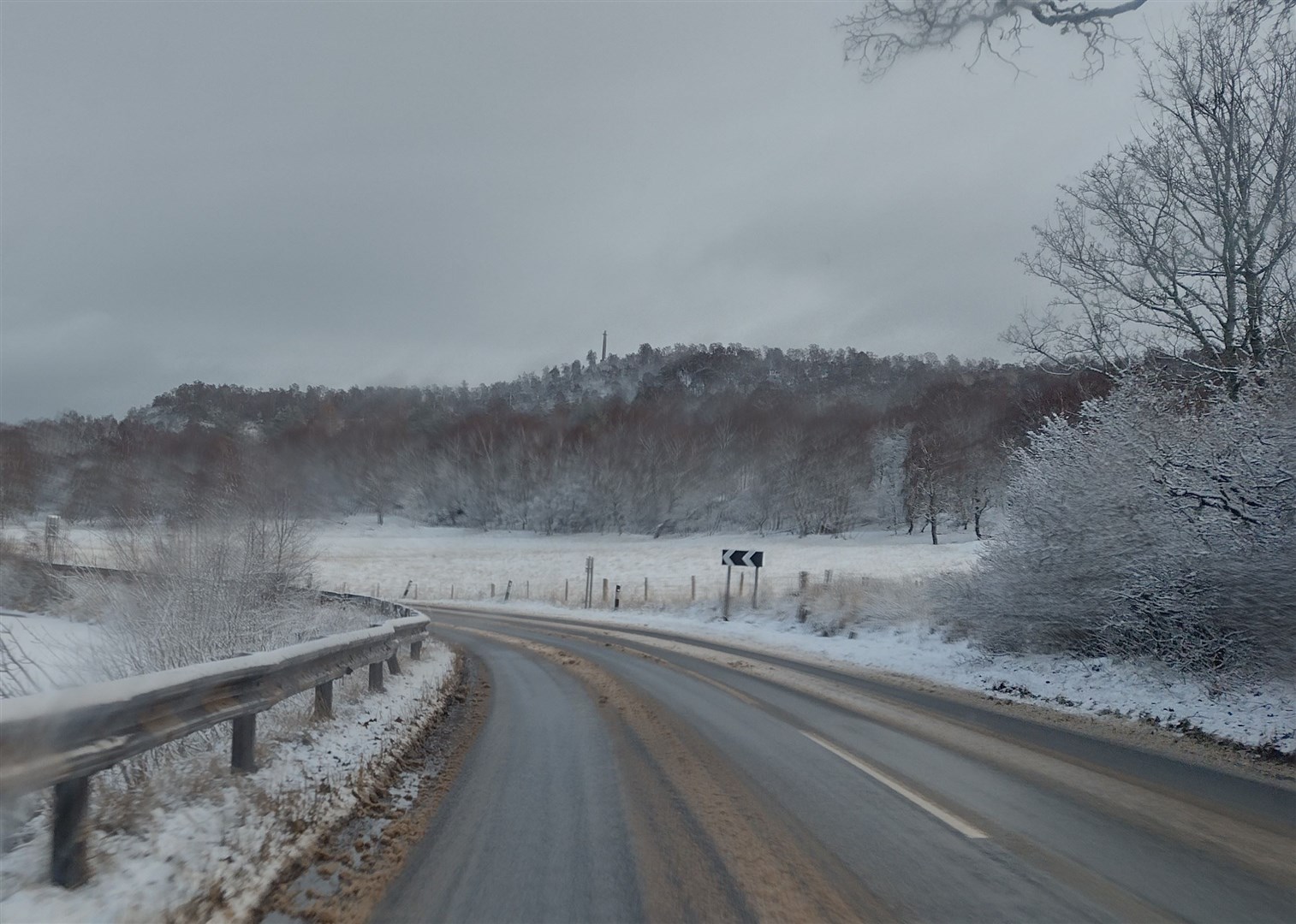 Today's roads conditions report in Badenoch and Strathspey